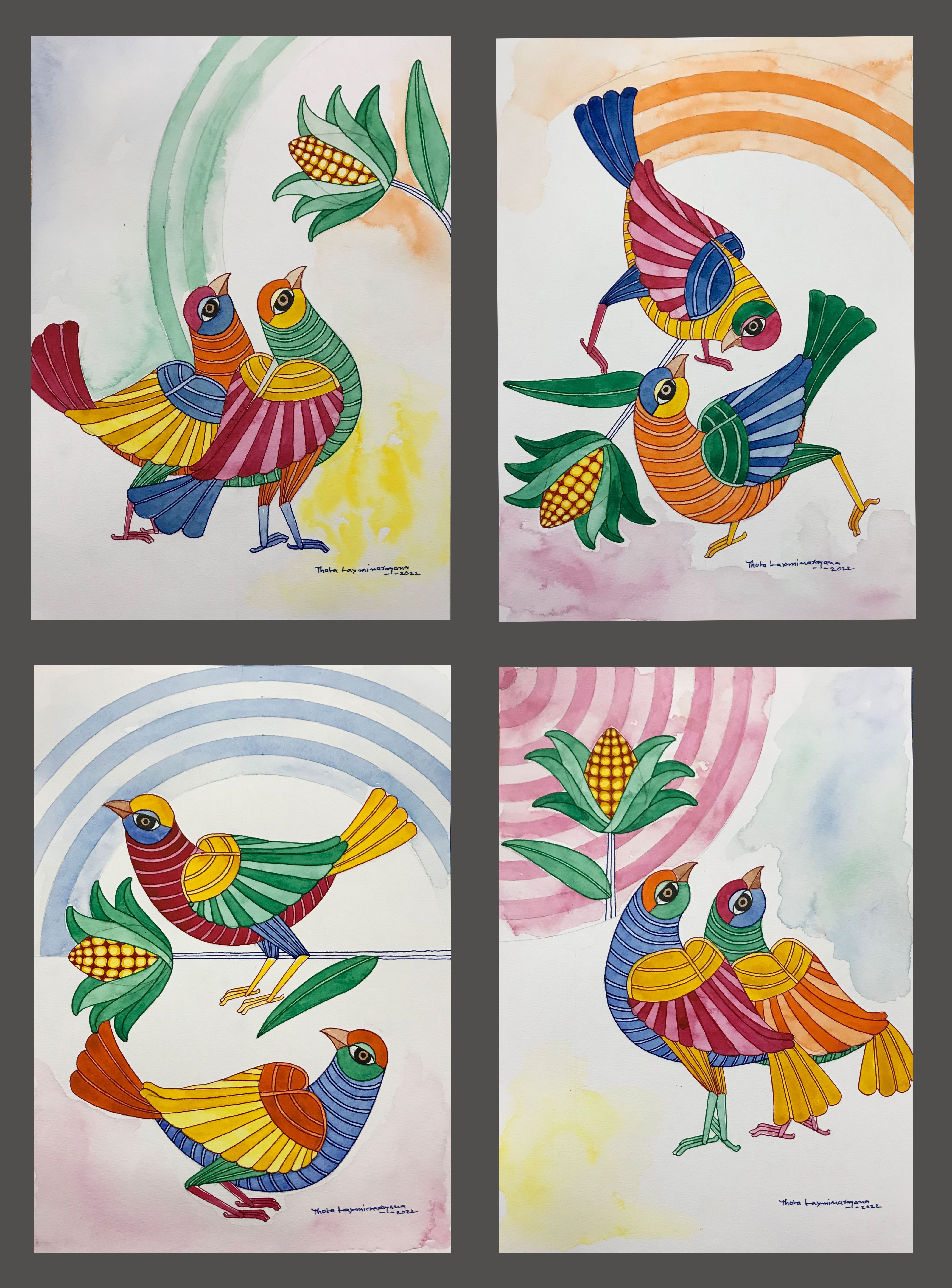 Birds (Set of 4)