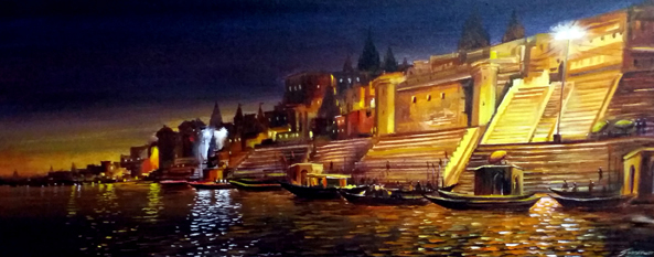 Night Ghats at Varanasi