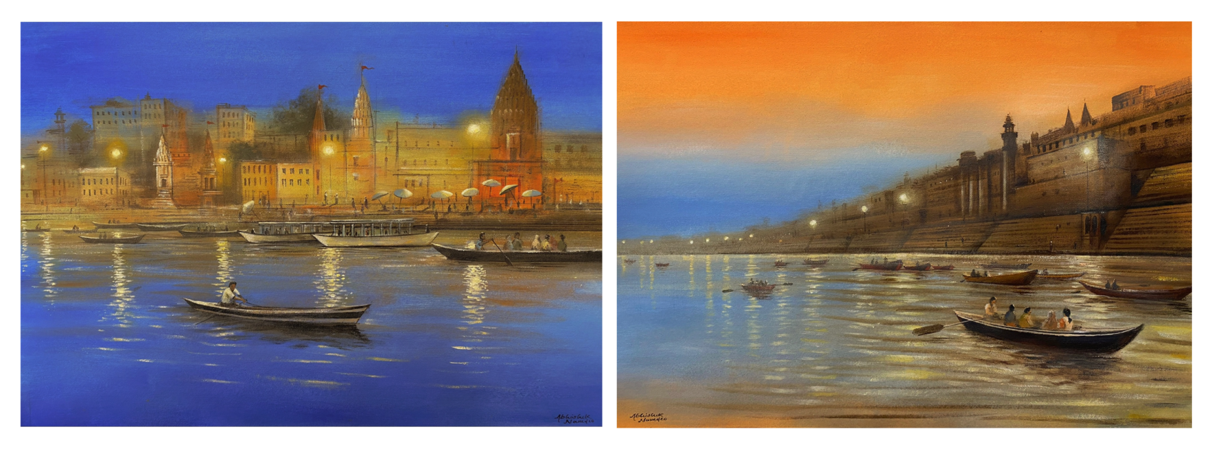 Banaras ghats ( Set of 2)