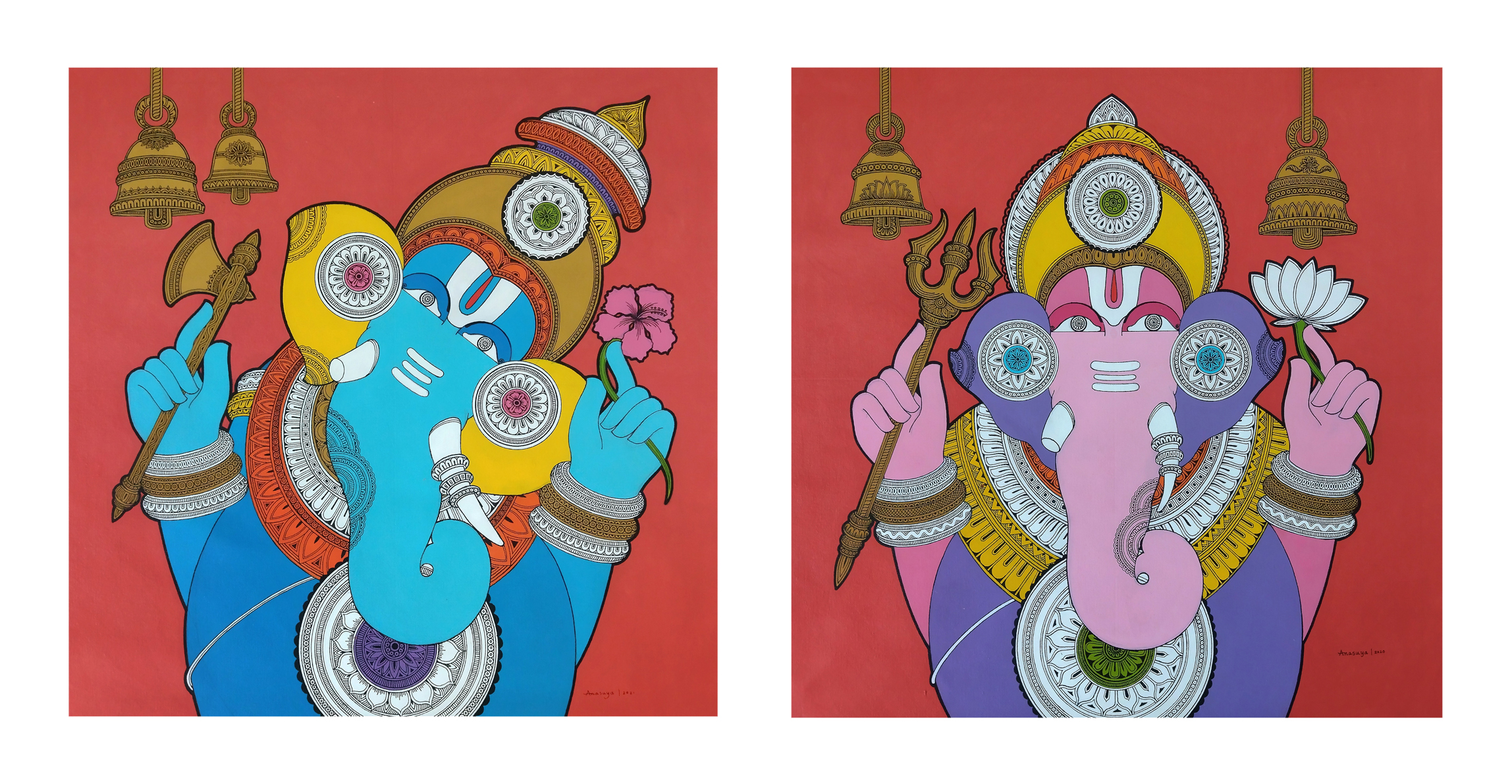 Lord Ganesha (Set of 2)