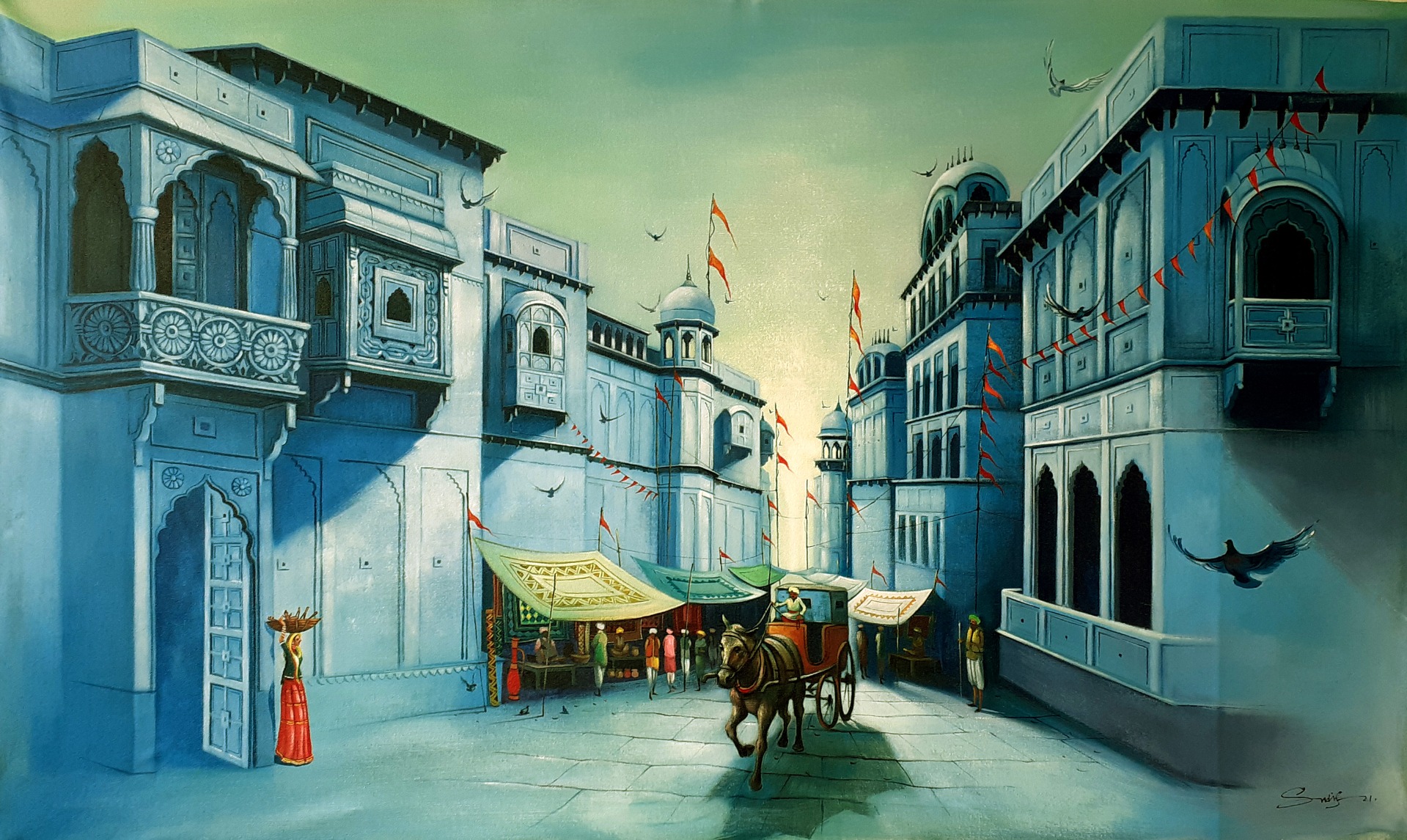 Blue palaces