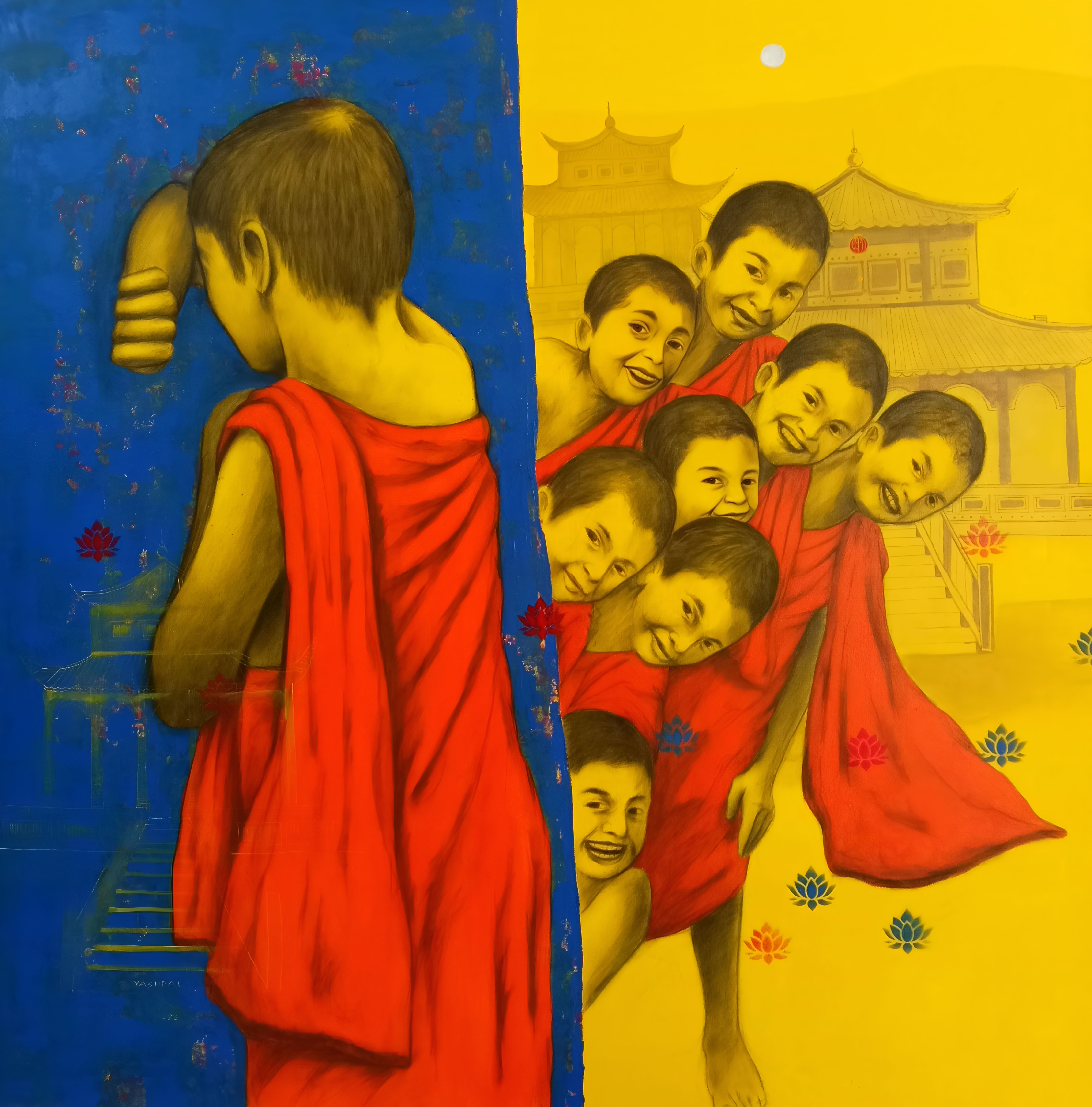 Behind the Blue Wall