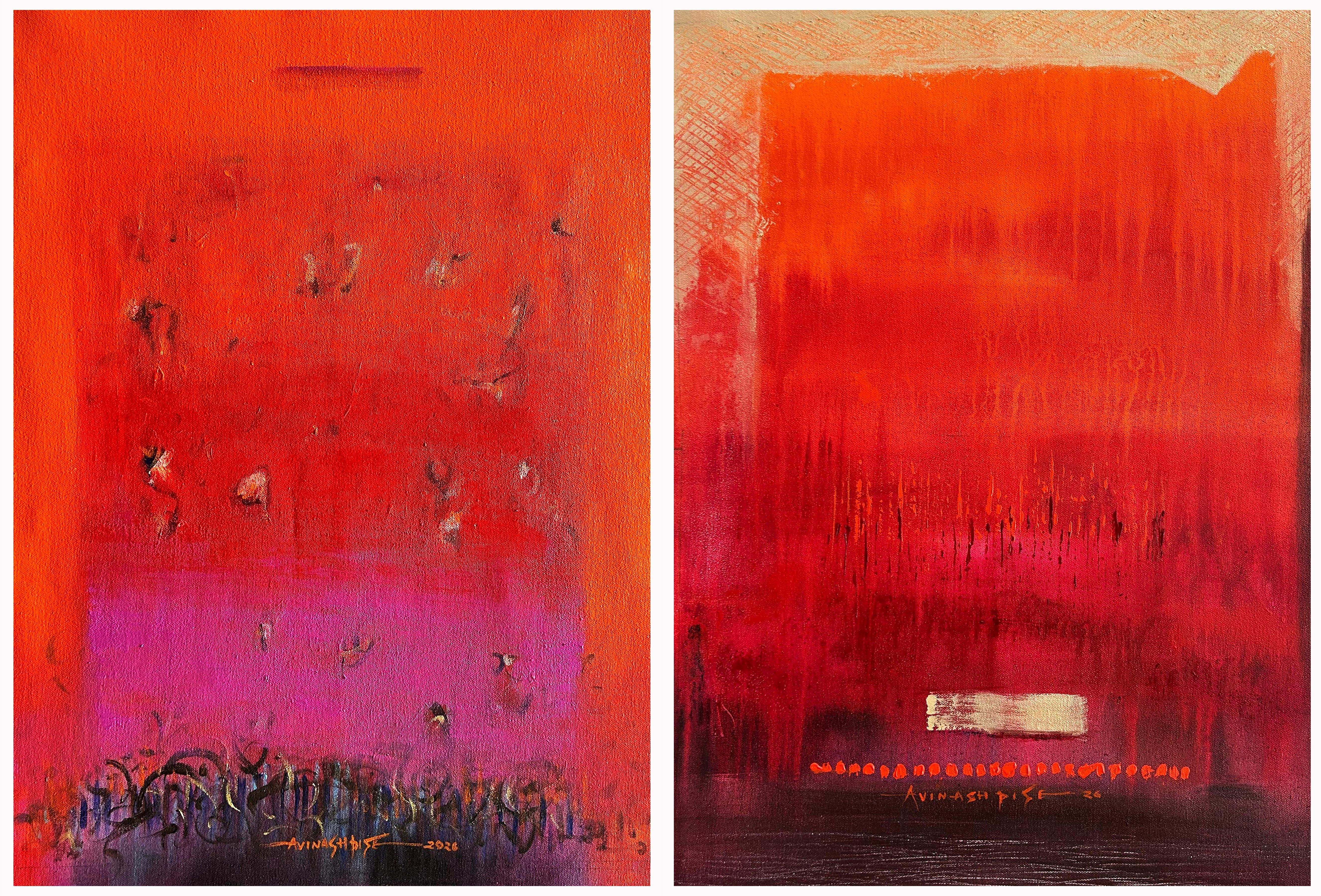 Emotional Geometry-Diptych