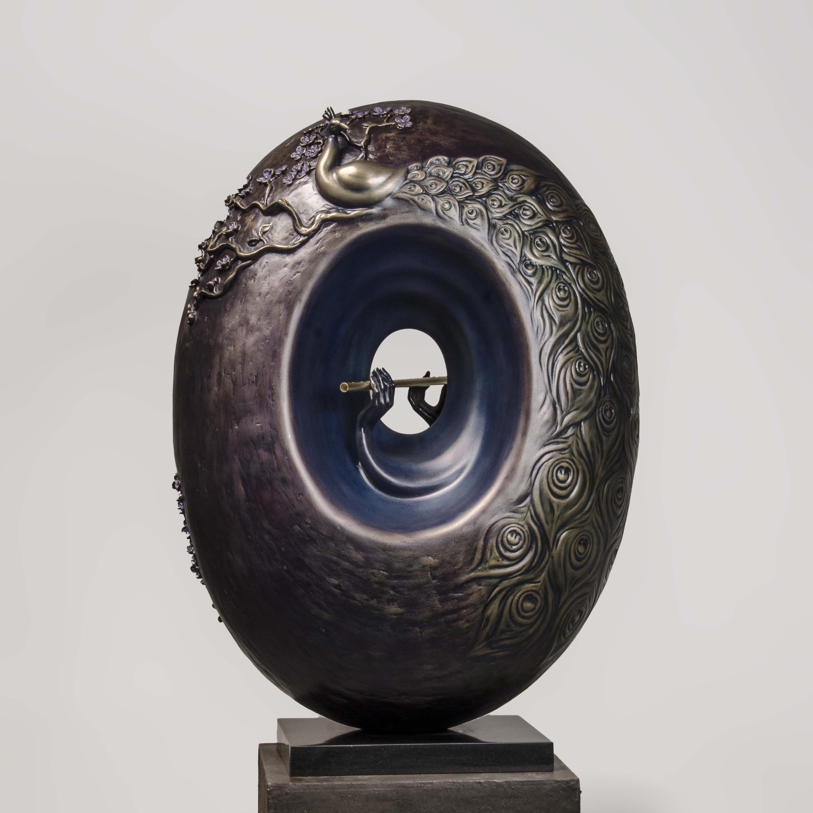 Vrindavan - Dance of Peacocks (Blue),