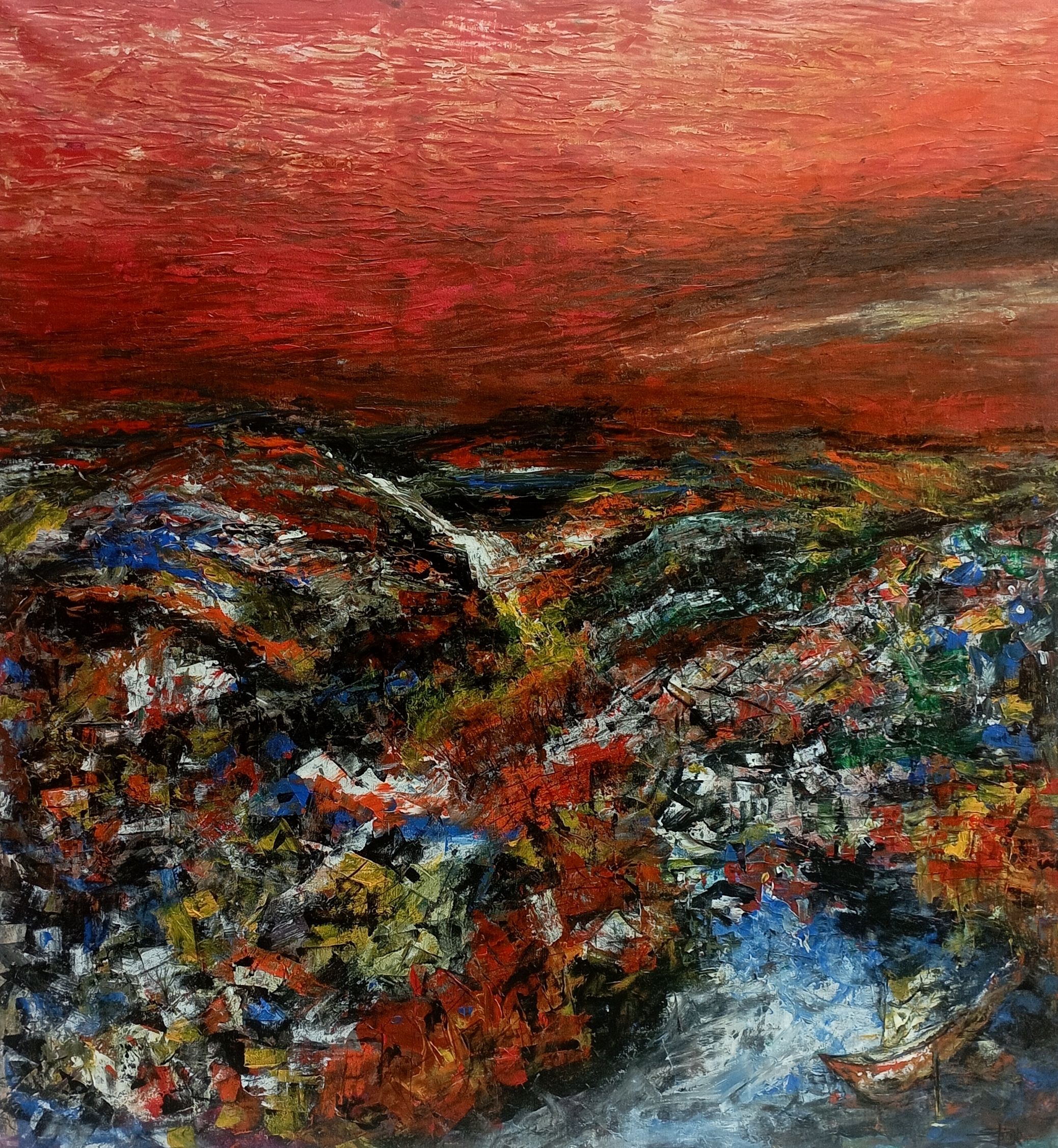 Red Summer Evening