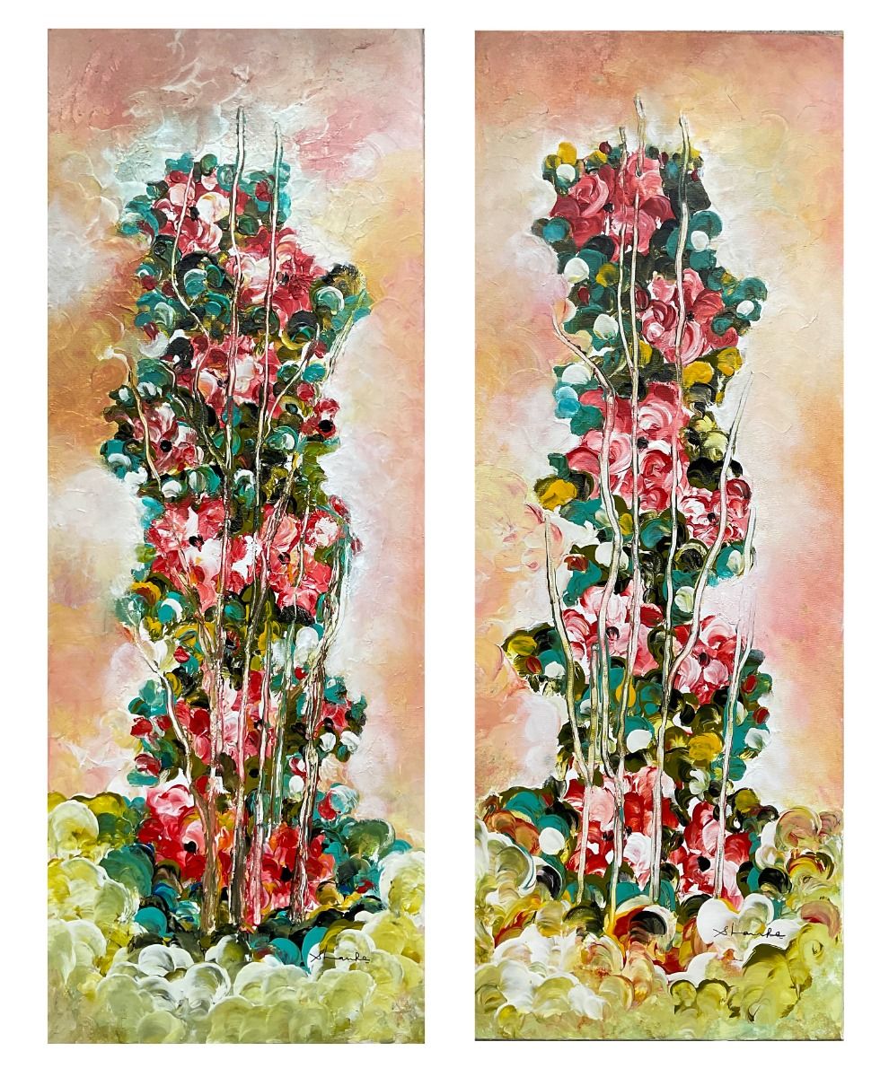 Nocturnal bloom (Diptych)