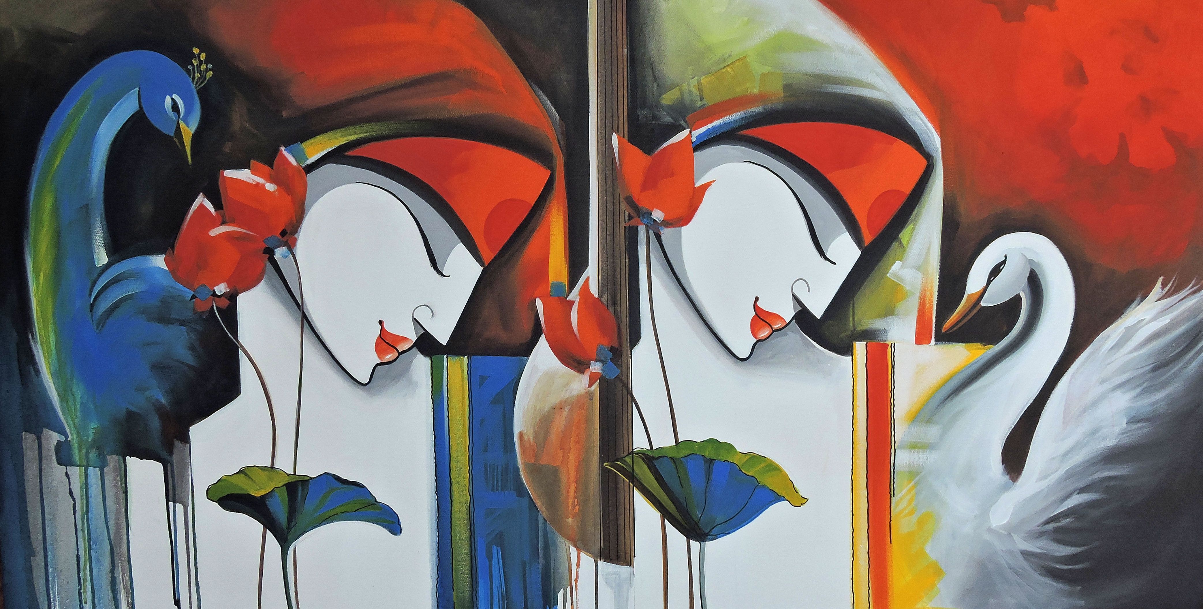 lakshmi and saraswati