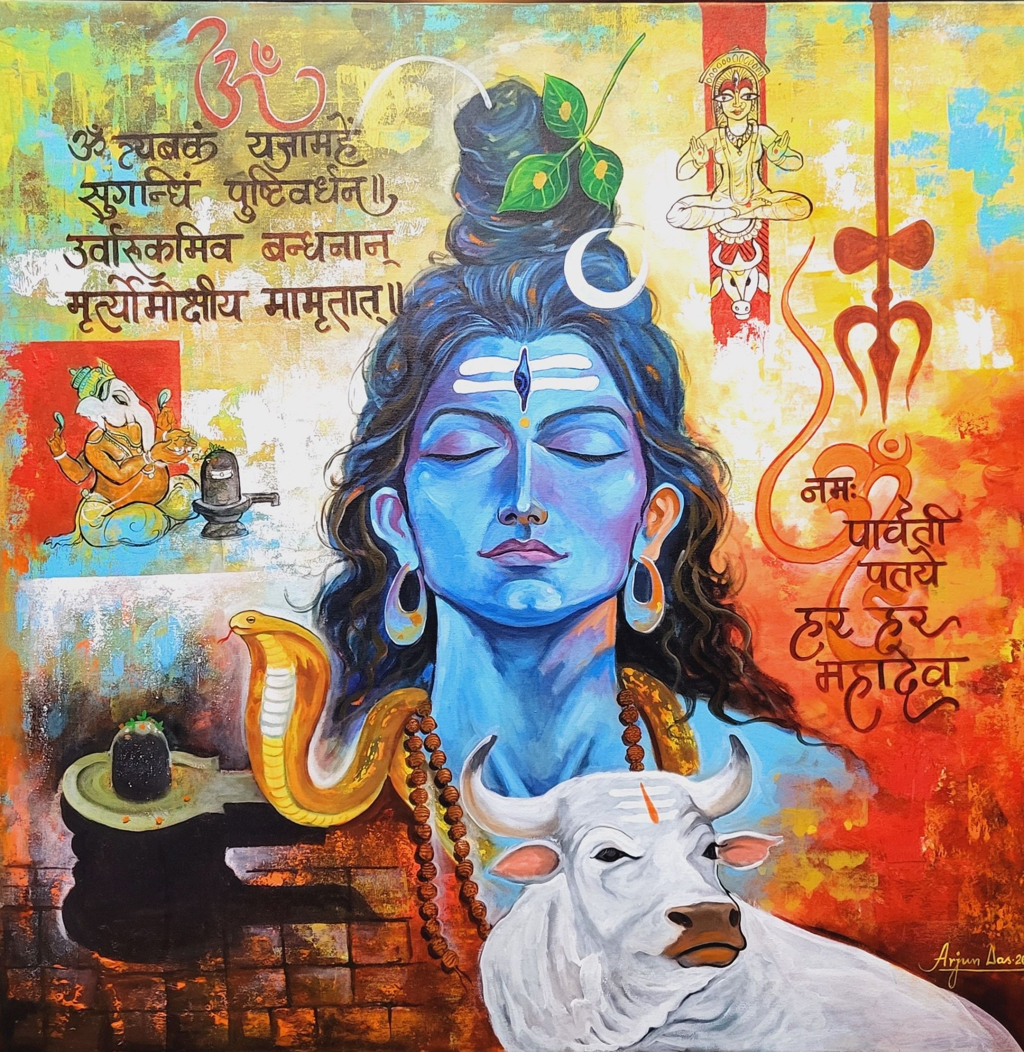 Meditation of shiva