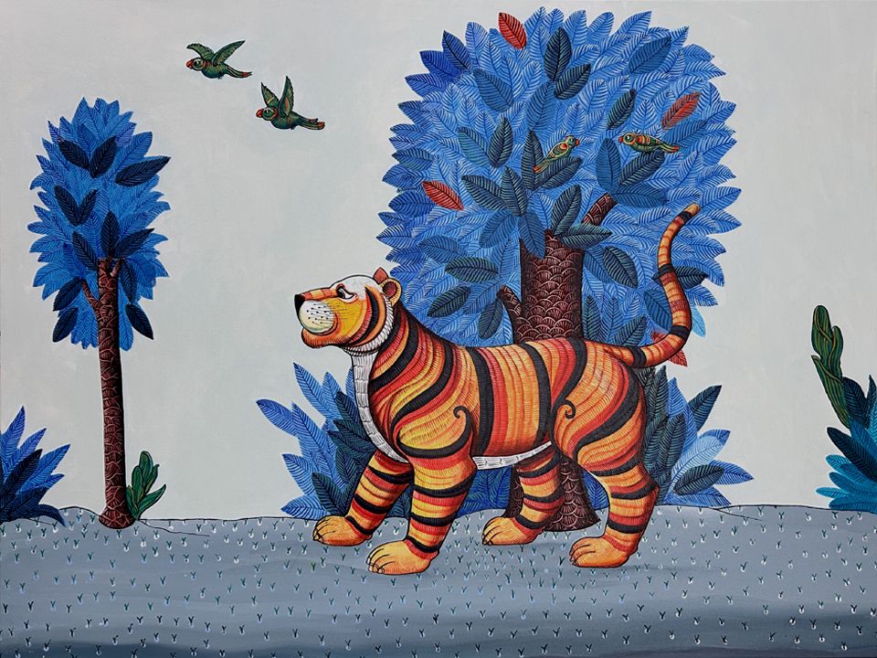 The Saffron Sentinel and Blue Forests