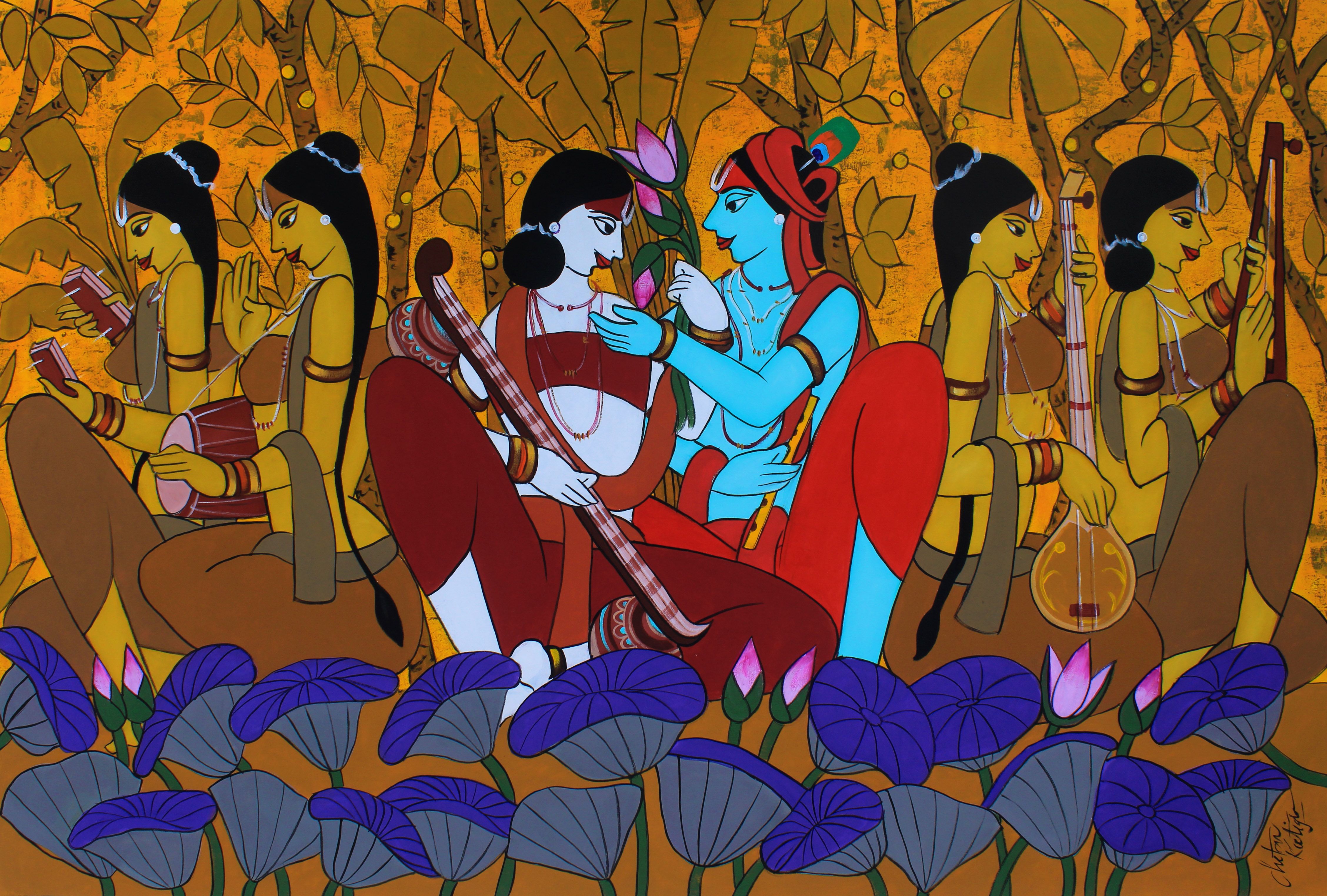 Spiritual love (Radha Krishna)