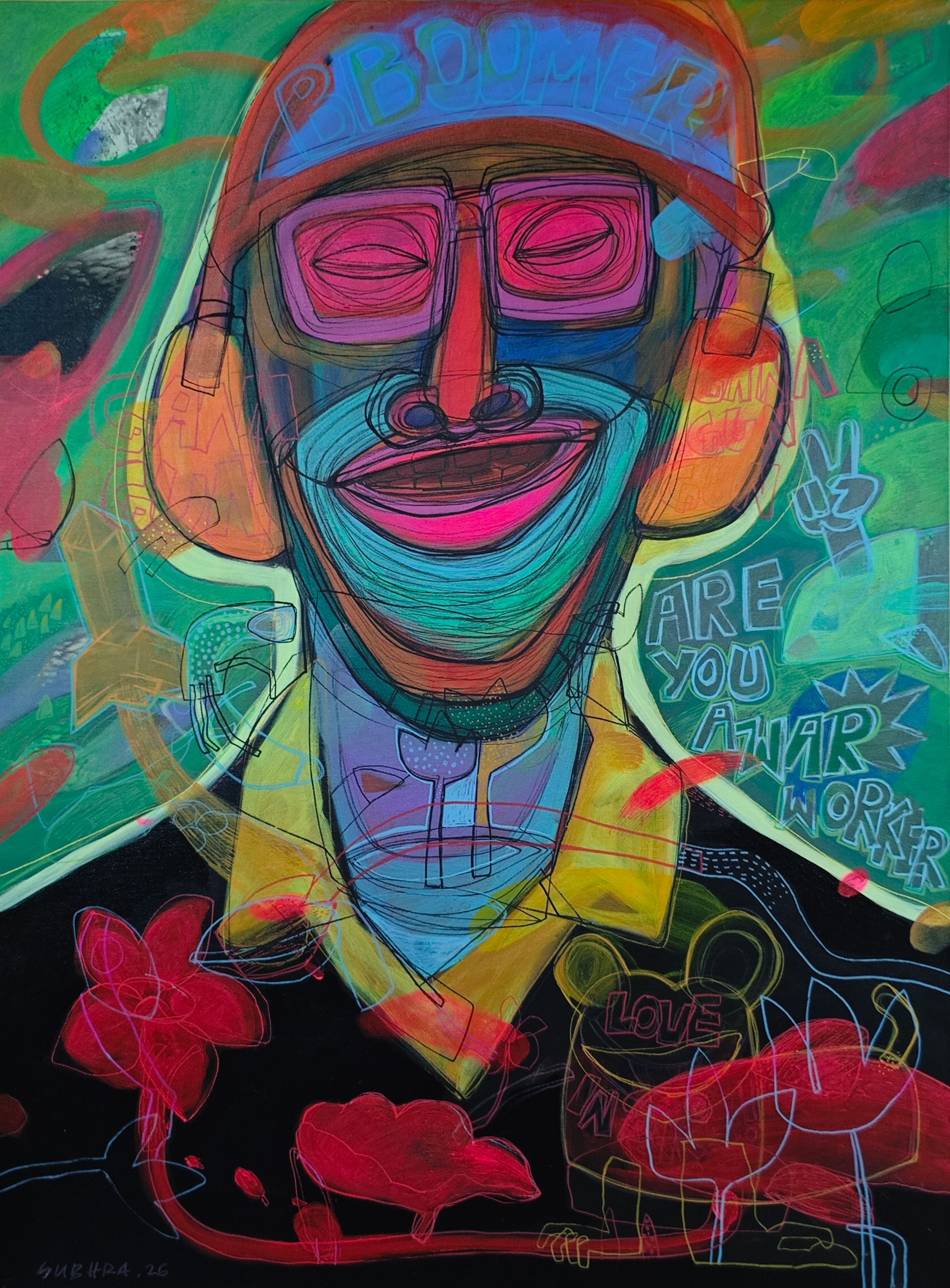 The Man with the Flower in his chest