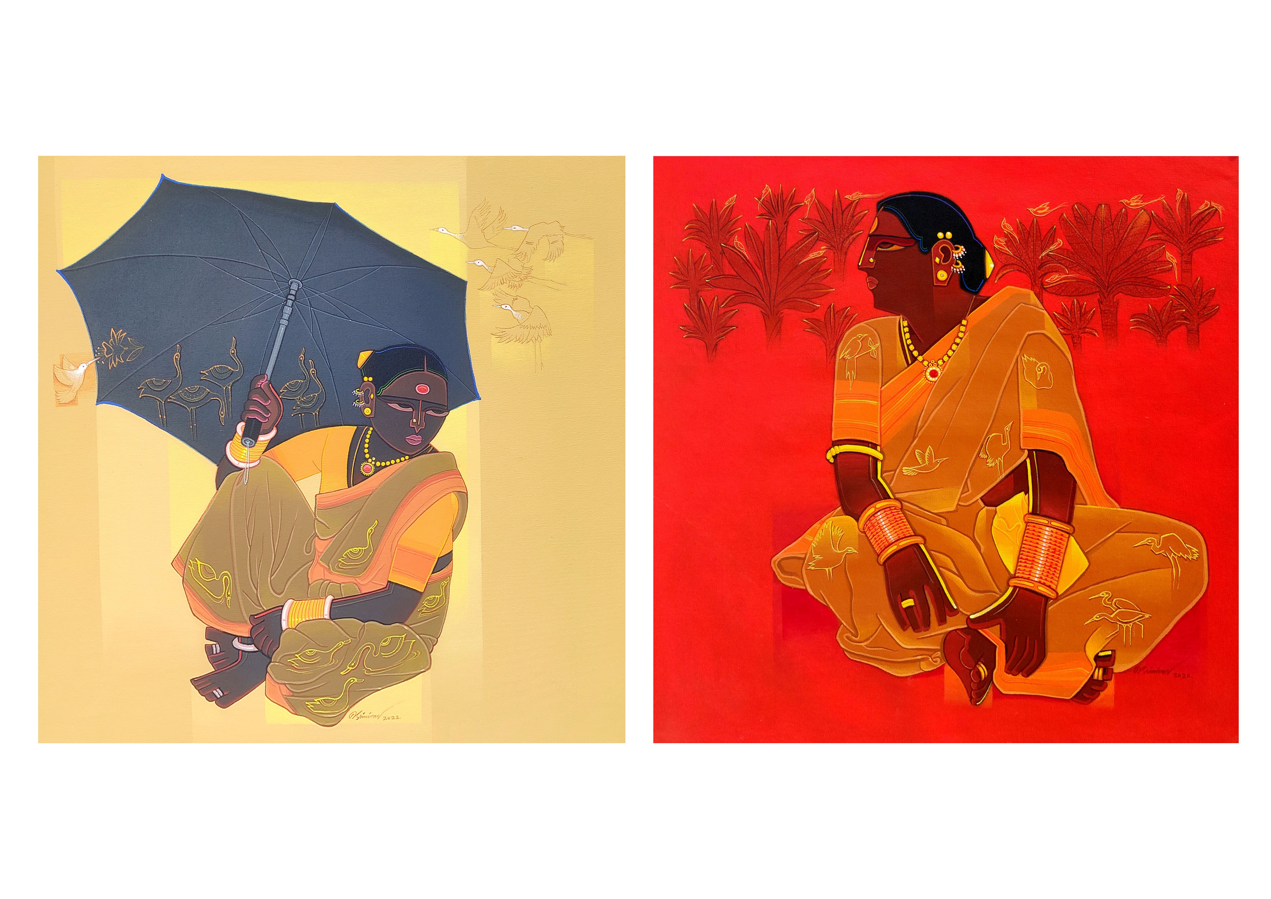 Village Life (Set of 2)