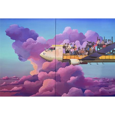 High Flying Adventure -Diptych