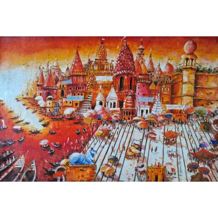 Vibrant Ghats of Varanasi XIII 