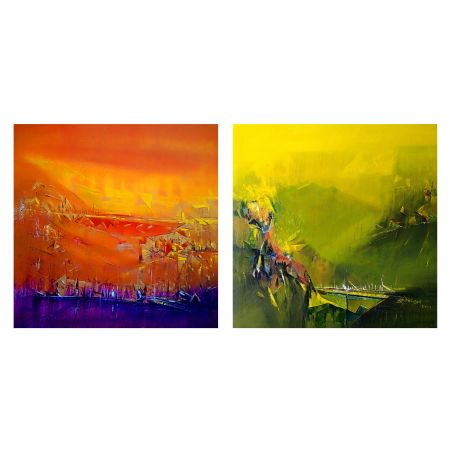 Nature Abstraction (set of 2)