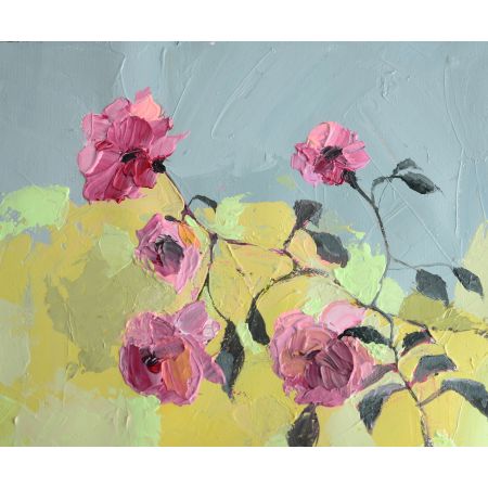 Painting-'Roses and Petals'