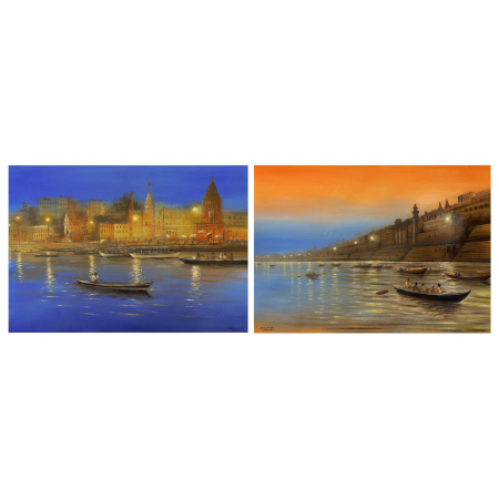 Banaras ghats ( Set of 2)