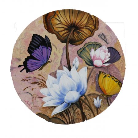 Lotus with Butterflies 1