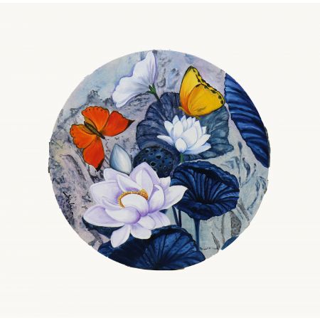 lotus with butterflies 2