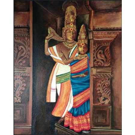 Appease - Painting of Shiva and Parvati