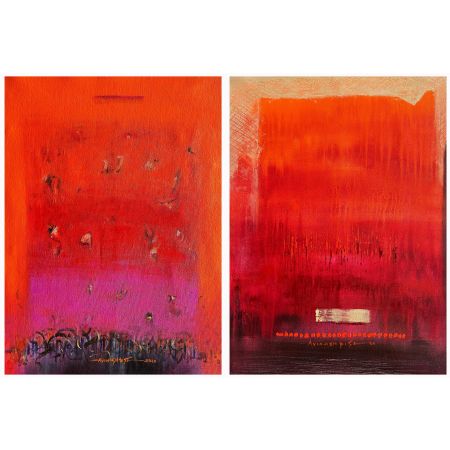 Emotional Geometry-Diptych