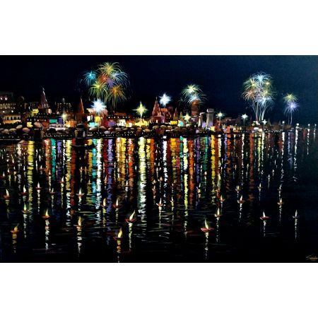 Beauty of Deepawali Night at Varanasi I