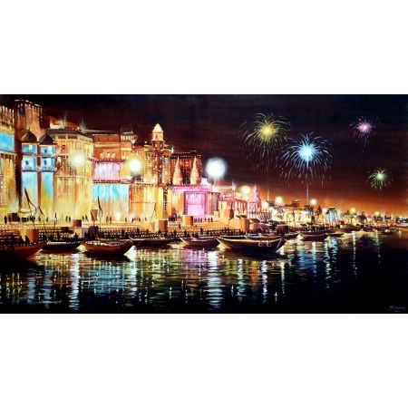 Beauty Of Dev Deepawali Night Varanasi