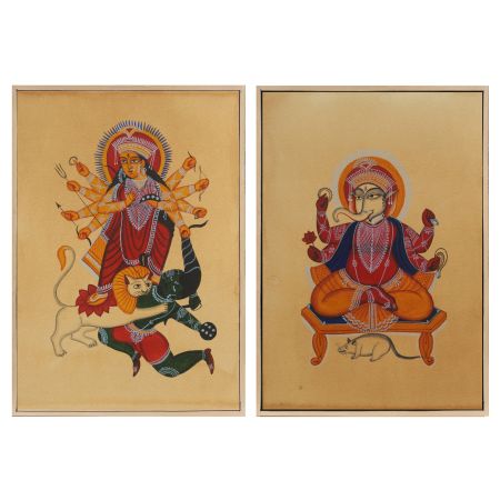Durga and Ganesh (Set of 2)