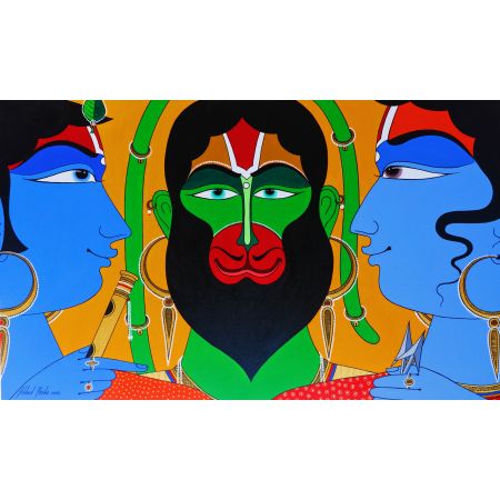 Rama, Krishna and Hanuman