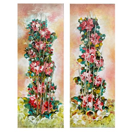 Nocturnal bloom (Diptych)