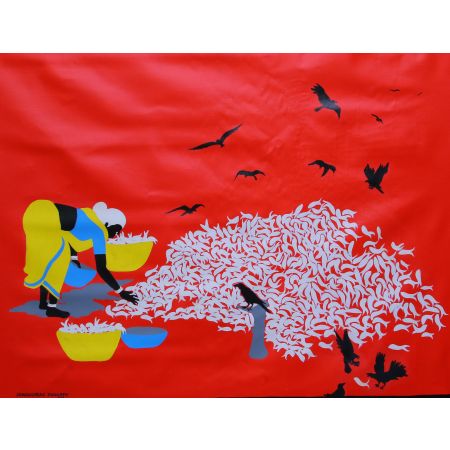 Sun Drying the Catch