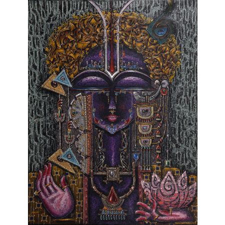 Krishna with Lotus III