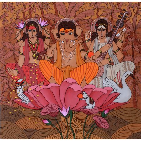 Laxmi Ganesha Saraswati