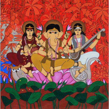 Laxmi Ganesha Saraswati