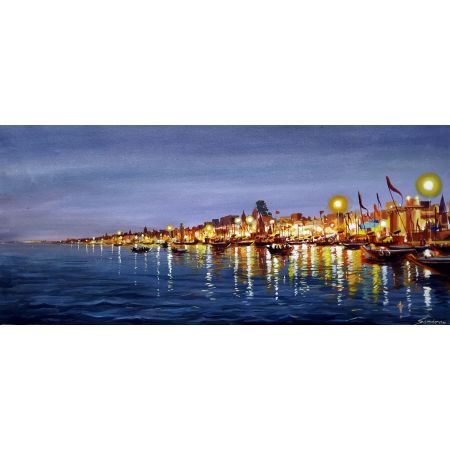  Night Reflections Varanasi