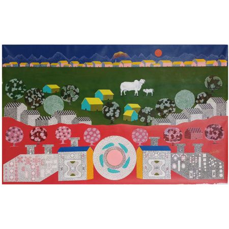 Village Vista with Sacred Center