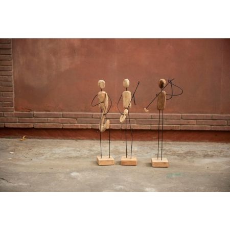 Wooden Musicians Set of 3