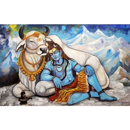 Shiva and Nandi