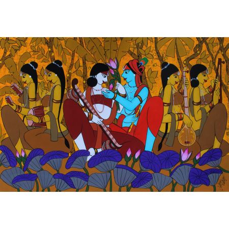 Spiritual love (Radha Krishna)