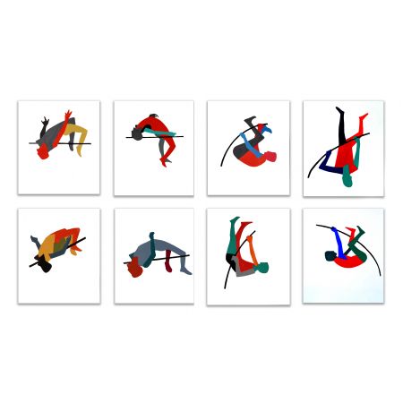 Spread your wings ( A set of 8 paintings )