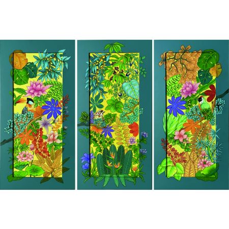 Nature rain forest (Set of 3)