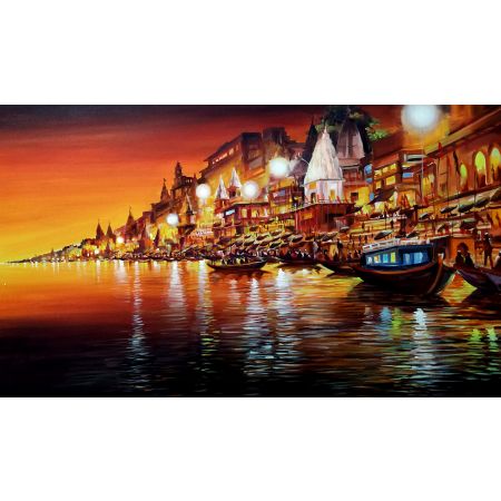 Nightscape- Varanasi Ghat 4