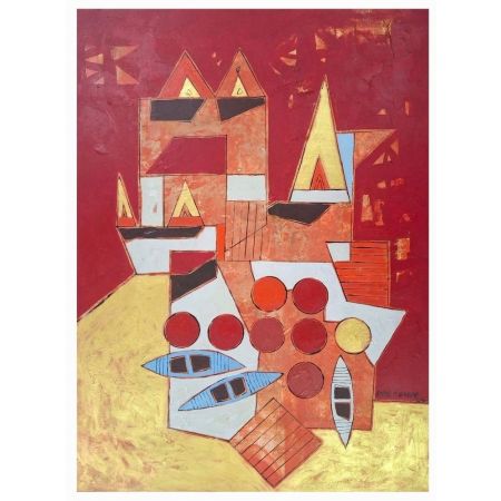 GOLD- RED-Varanasi-03