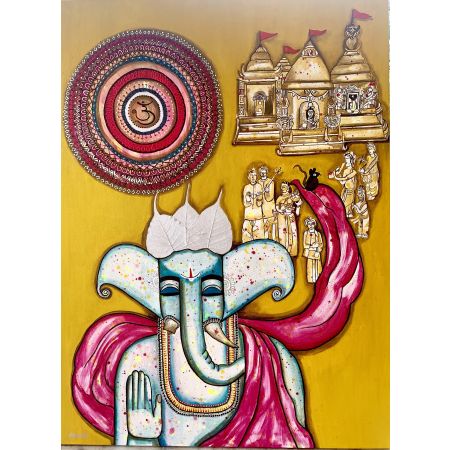 Ganesha with Mandla