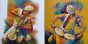 Two musicians (Set of 2)
