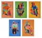 Riders in Rhythm ( Set of 5 works )