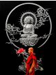 LORD BUDDHA AND MONK 6