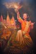 Banaras Ghaat Arti with sadhhu