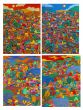 Cityscape  ( Set of 4)