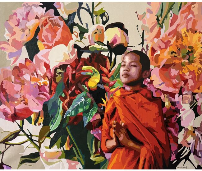 Praying Monk